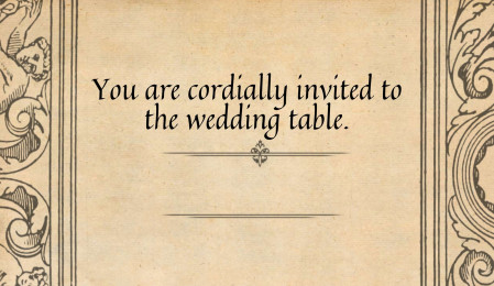 Wedding Reception Invitations - Template ID 15154