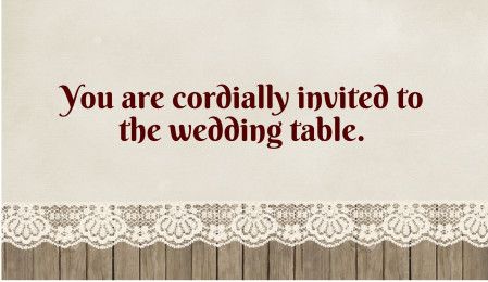 Wedding Reception Invitations - Template ID 15167