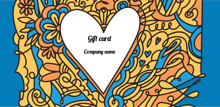 Gift Vouchers, Gift Cards - Template ID 17065
