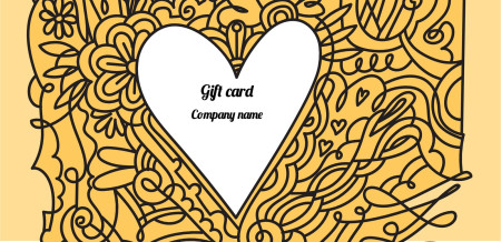 Gift Vouchers, Gift Cards - Template ID 17069
